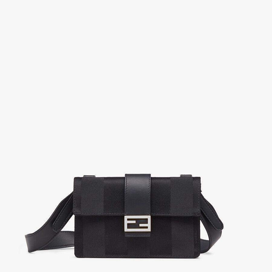 BAGUETTE POUCH Black nylon bag