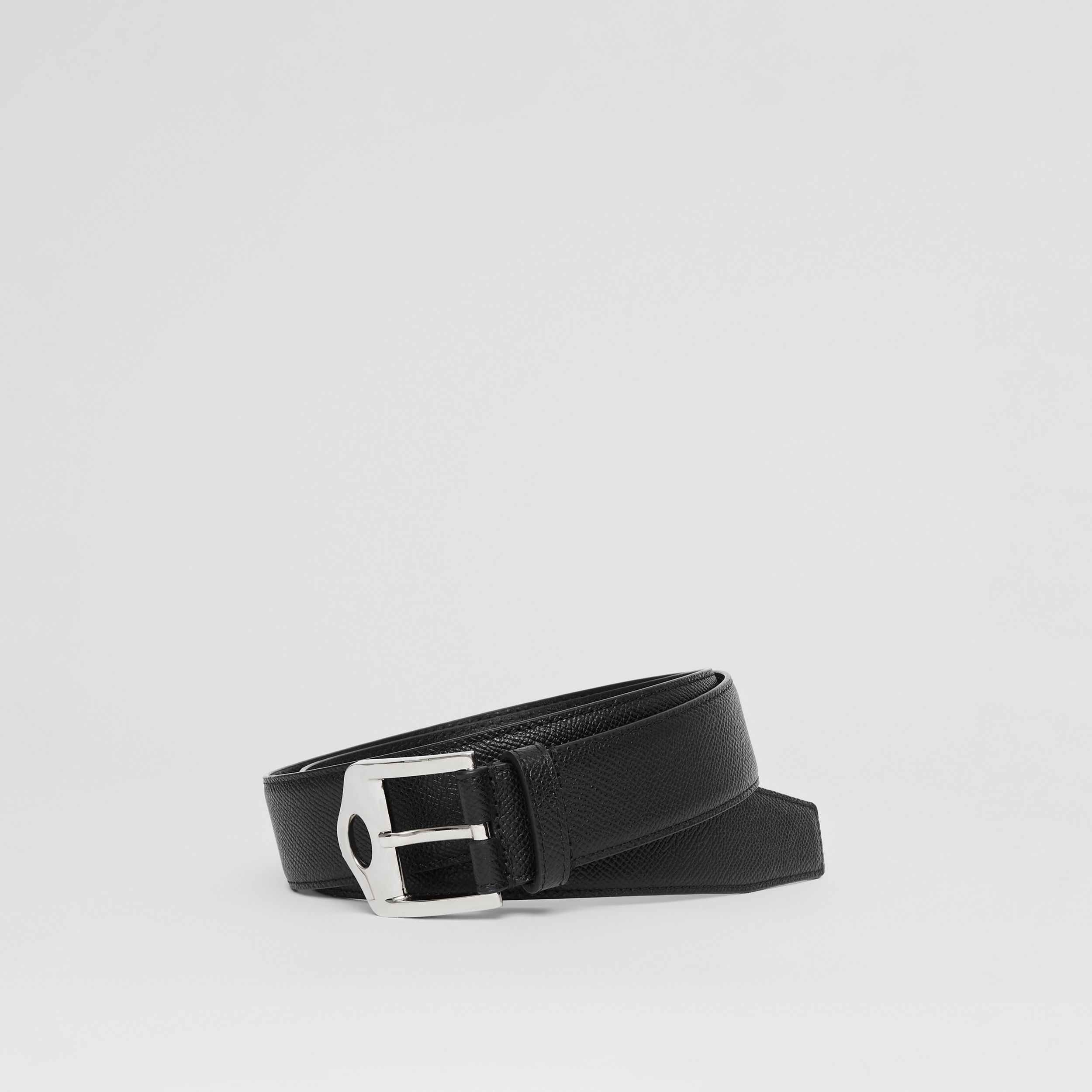 Cut-out Detail Leather Belt