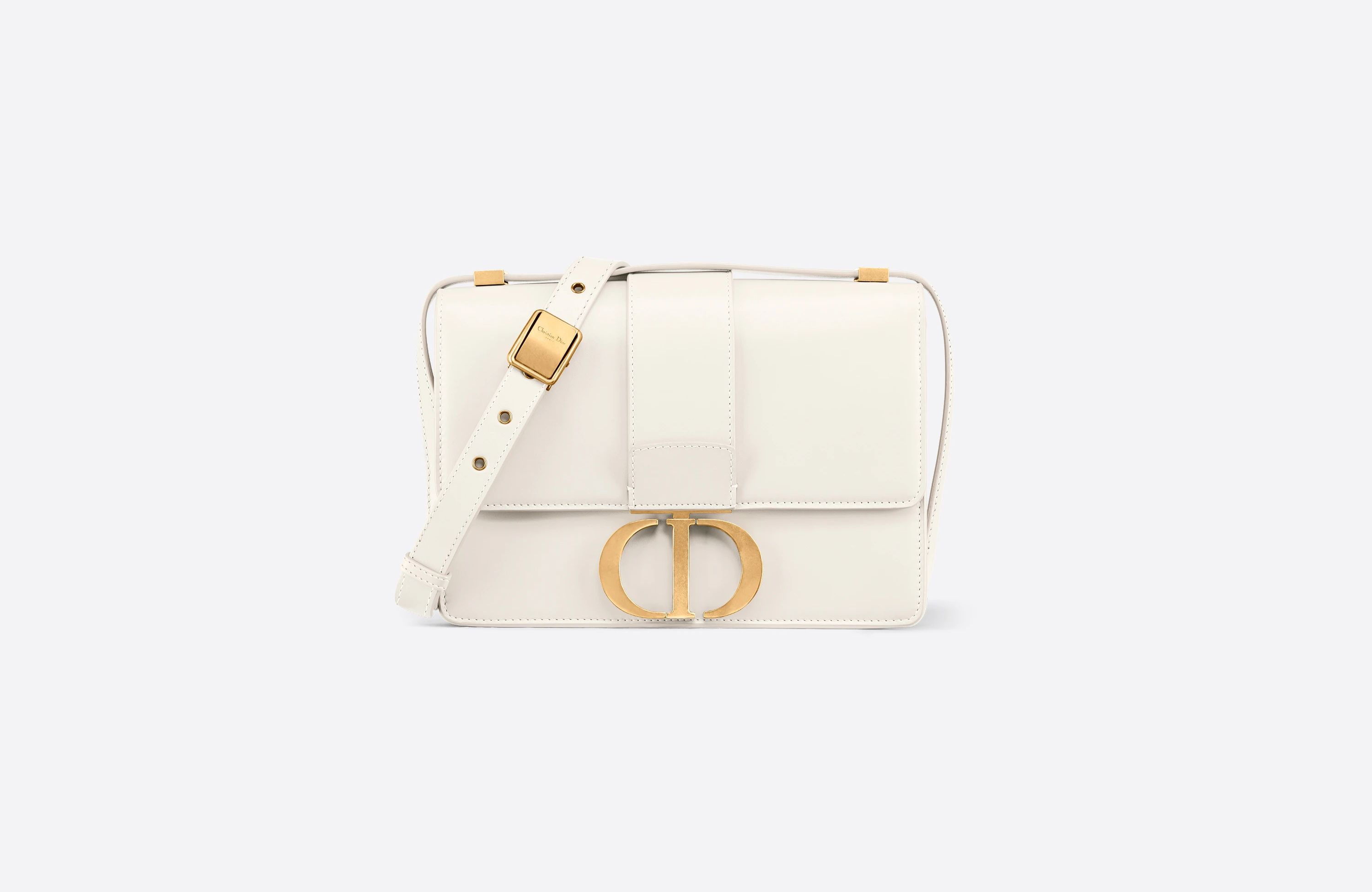 30 Montaigne Bag Latte Box Calfskin