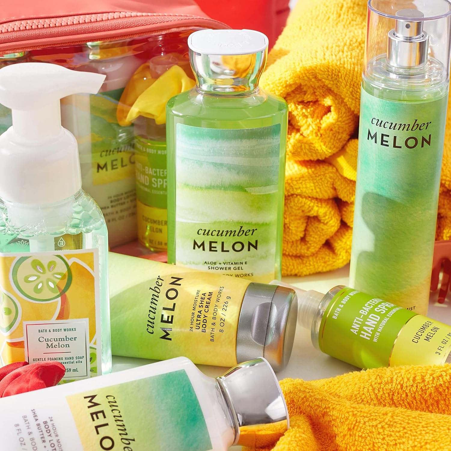 Bath and Body Works FRESH AND BRIGHT Hand Soaps - Set of 5 Gentle Foaming Soaps