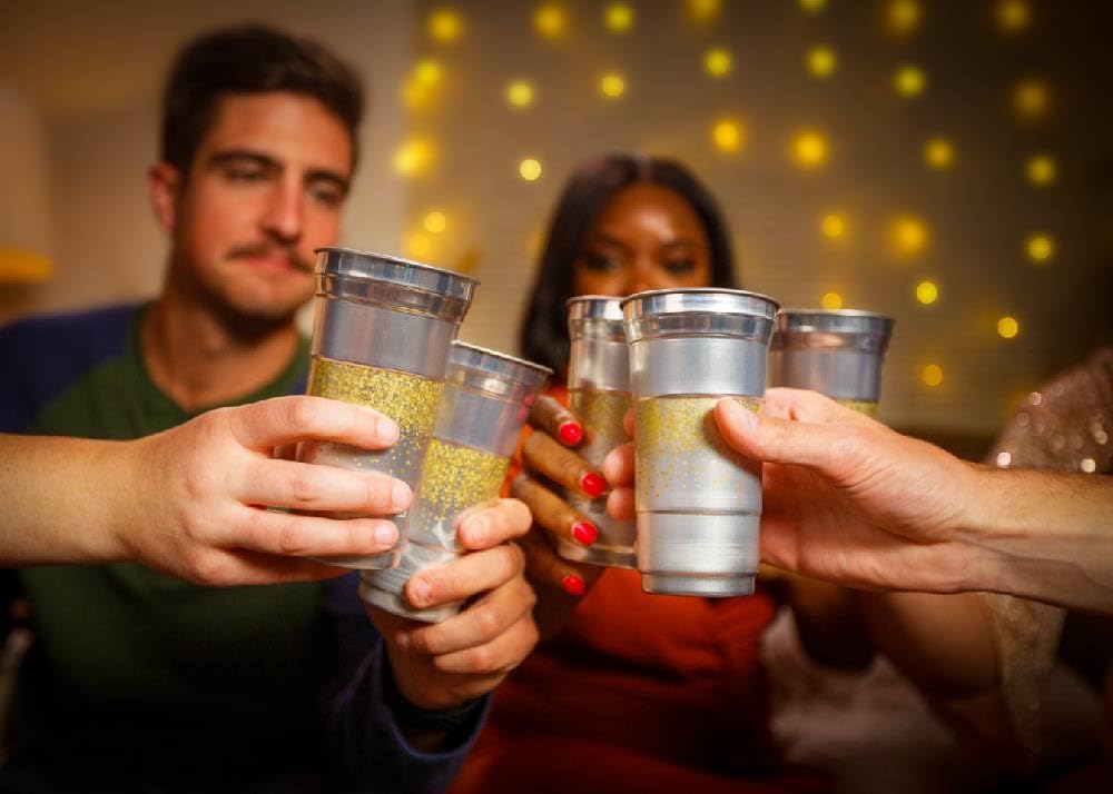 Ball Aluminum Cup Recyclable Party Cups, 20 oz. Cup, 30 Cups Per Pack