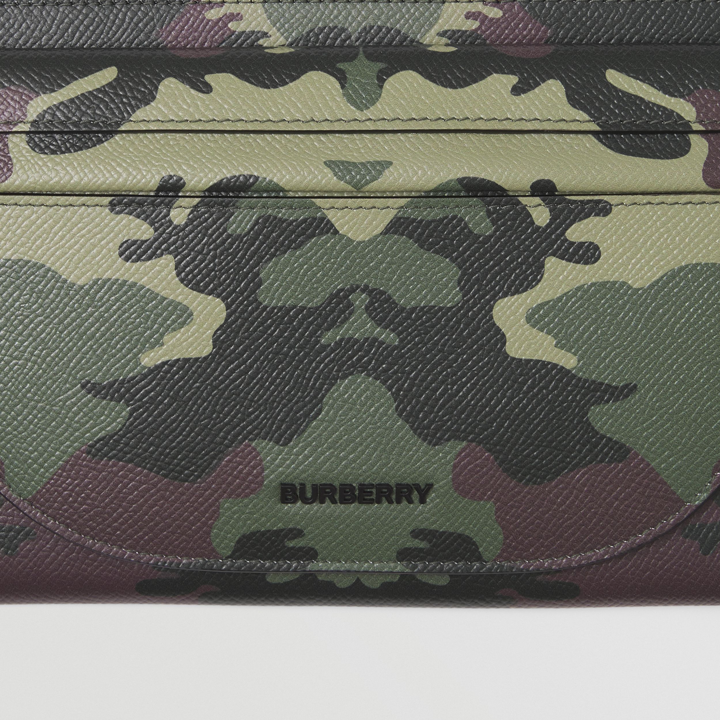Camouflage Print Leather Olympia Belt Bag
