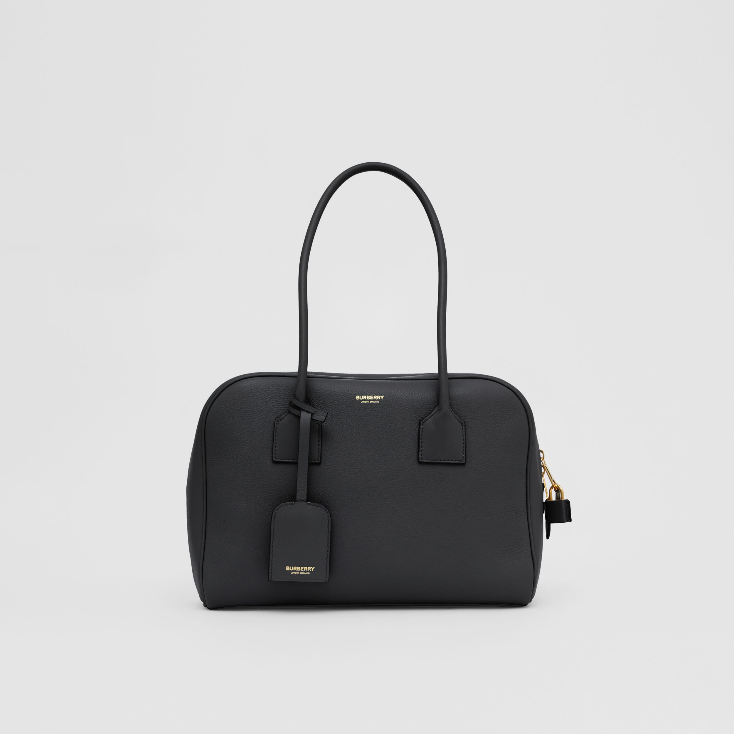 Medium Leather Half Cube Bag