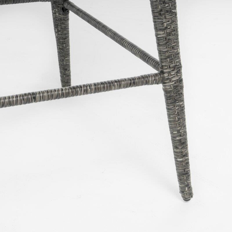 Billie-Anne Square 4 - Person 32.5'' Long Bar Height Dining Set with Cushions