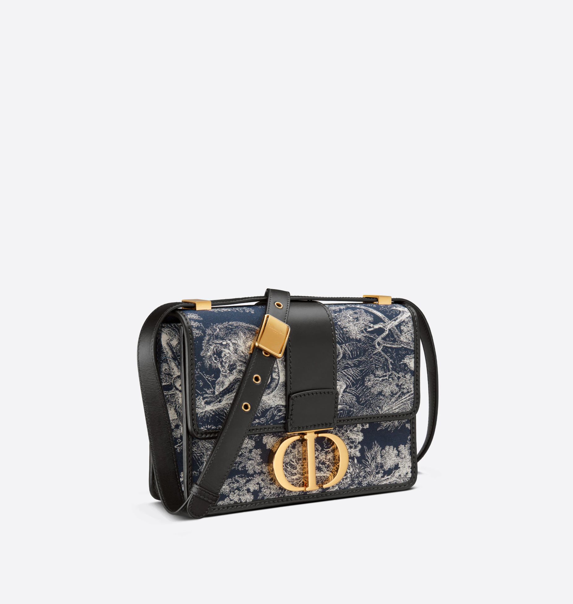 30 Montaigne Bag Blue Toile de Jouy Reverse Jacquard