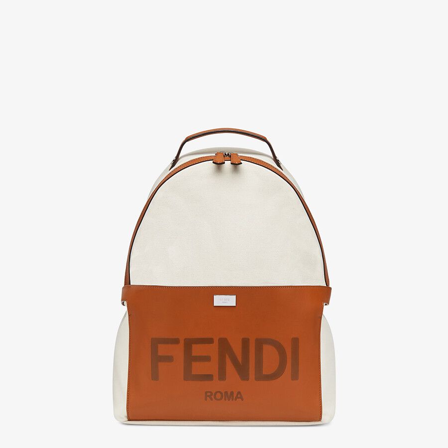ESSENTIAL BACKPACK Undyed canvas backpack