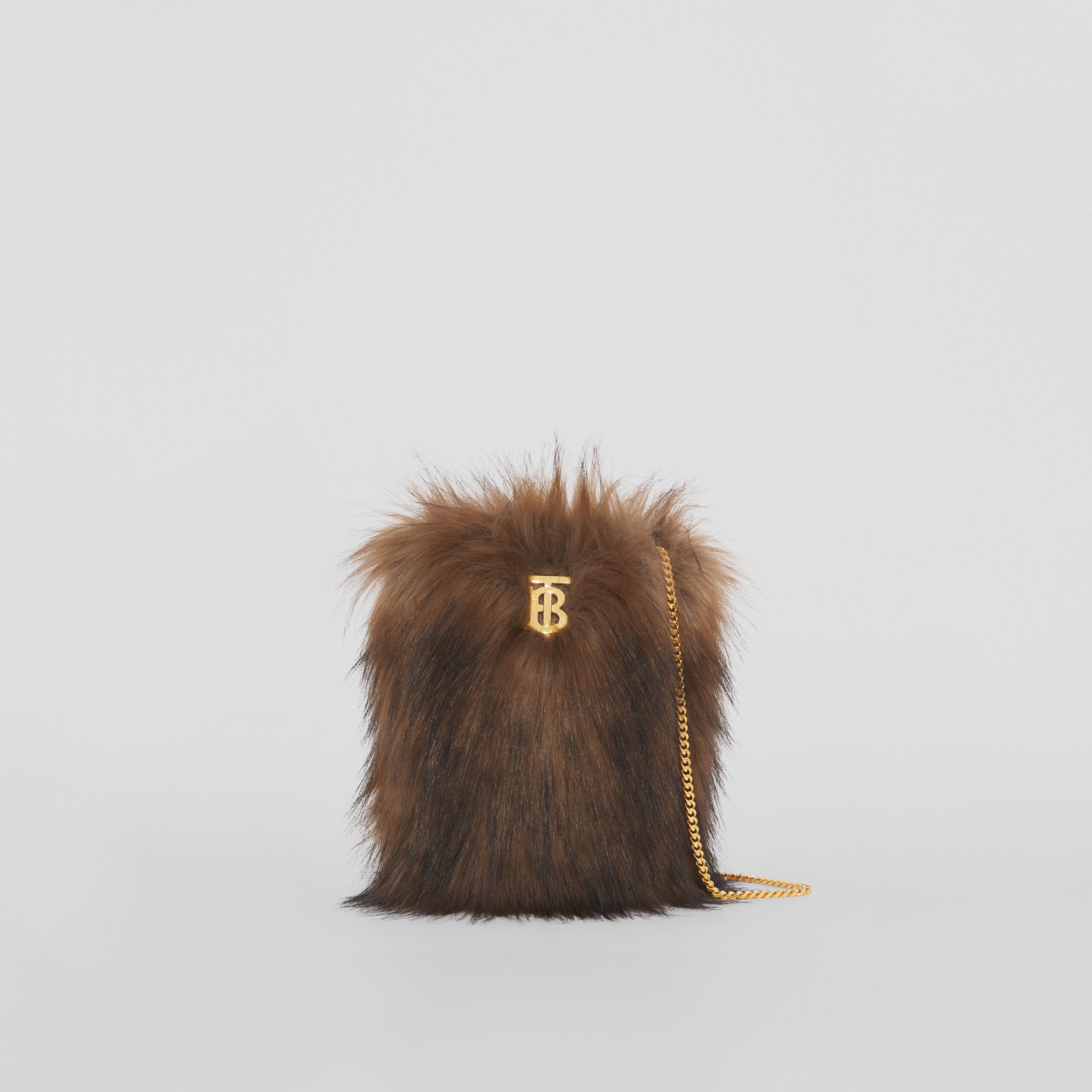 Micro Faux Fur Lola Bucket Bag