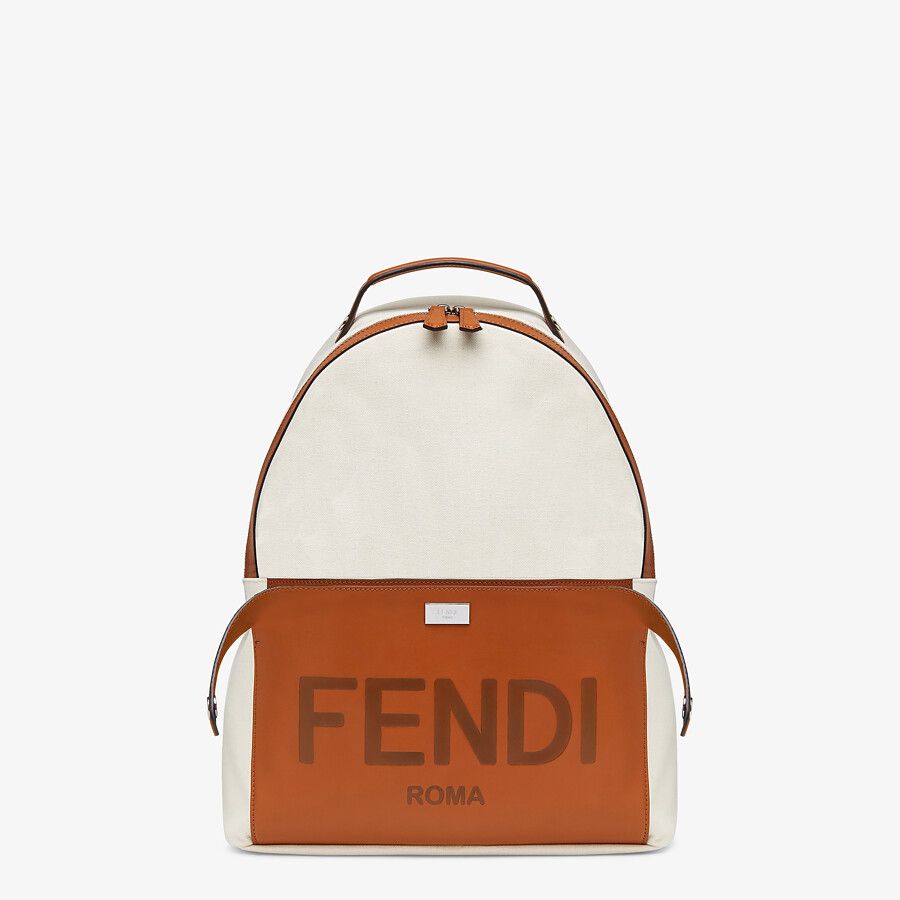 ESSENTIAL BACKPACK Undyed canvas backpack