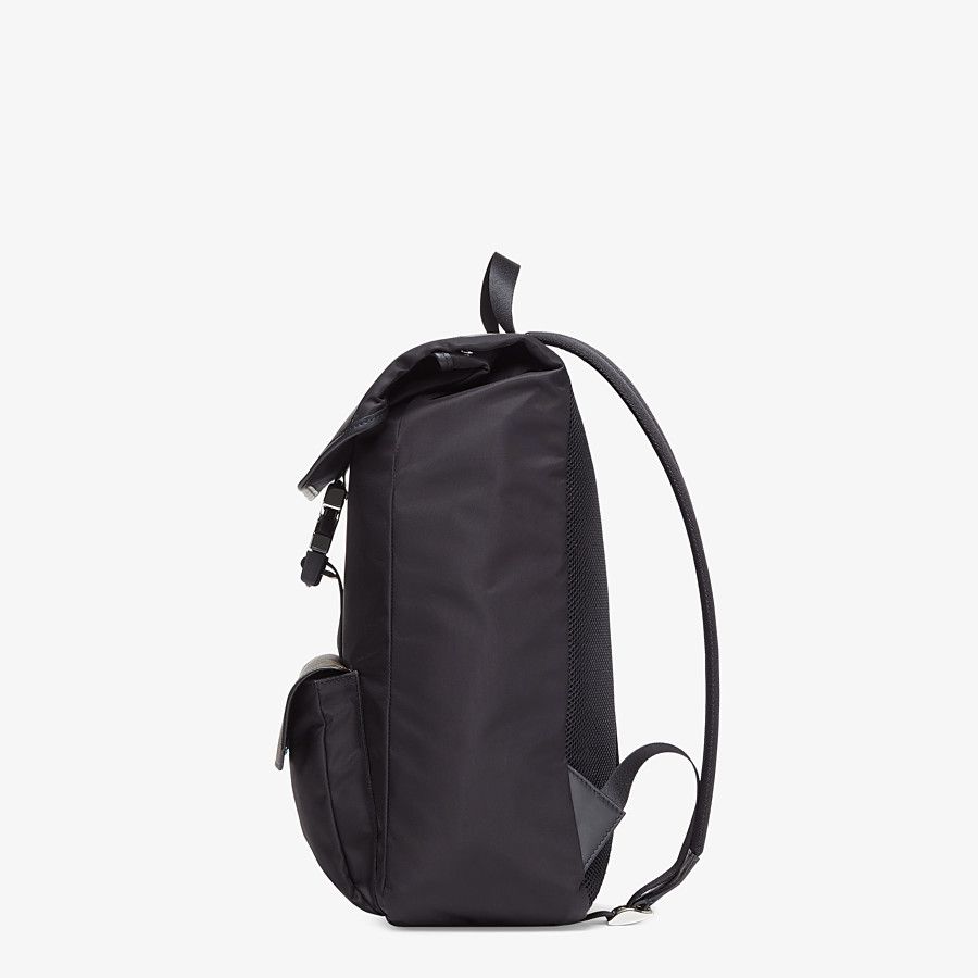 BACKPACK Black nylon backpack