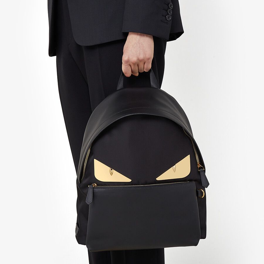 BACKPACK Black nylon backpack