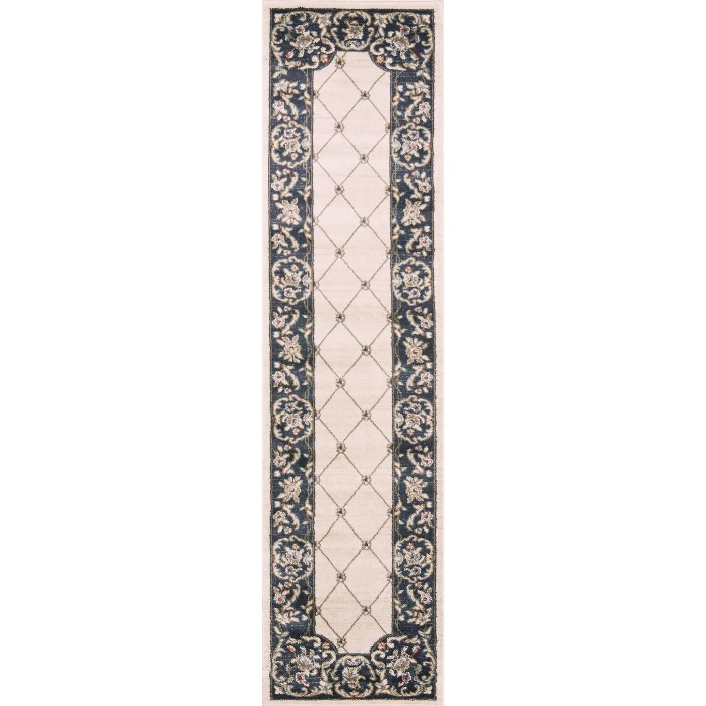 Avalon 5614 Ivory/Grey Courtyard Rug