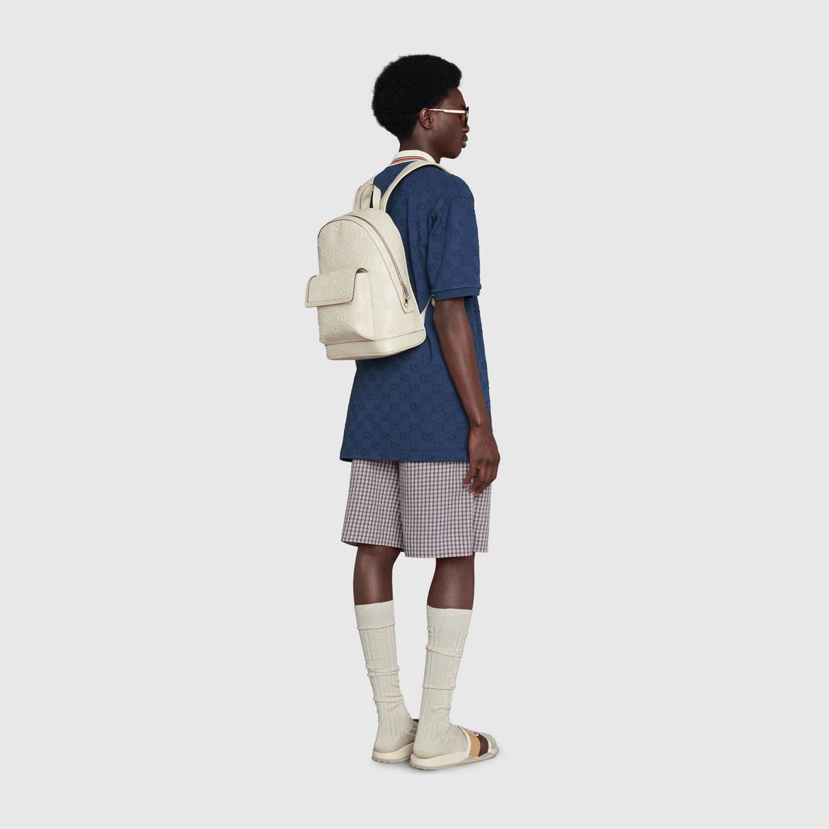 GG embossed backpack