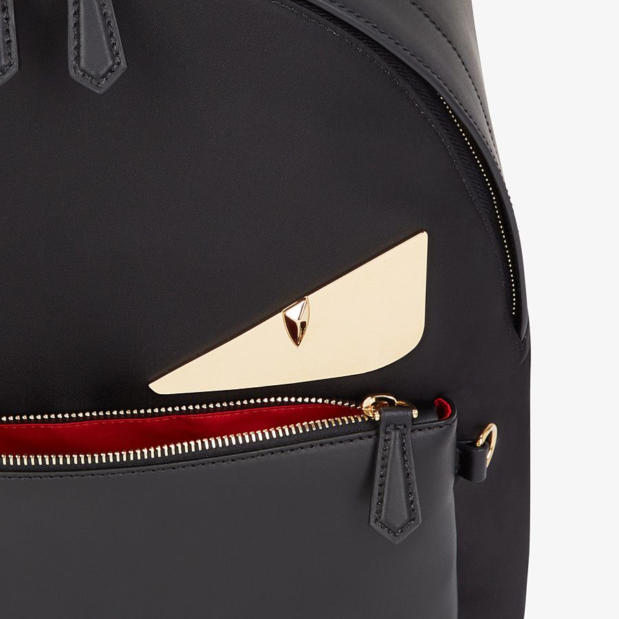 BACKPACK Black nylon backpack