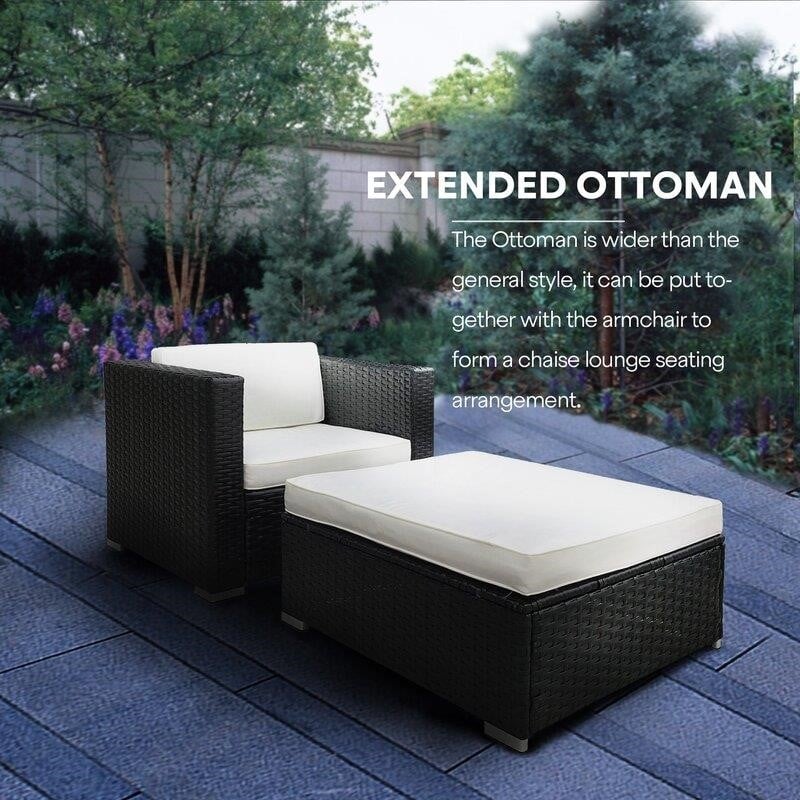 Backstrom Wicker/Rattan 5 - Person Seating Group with Cushions