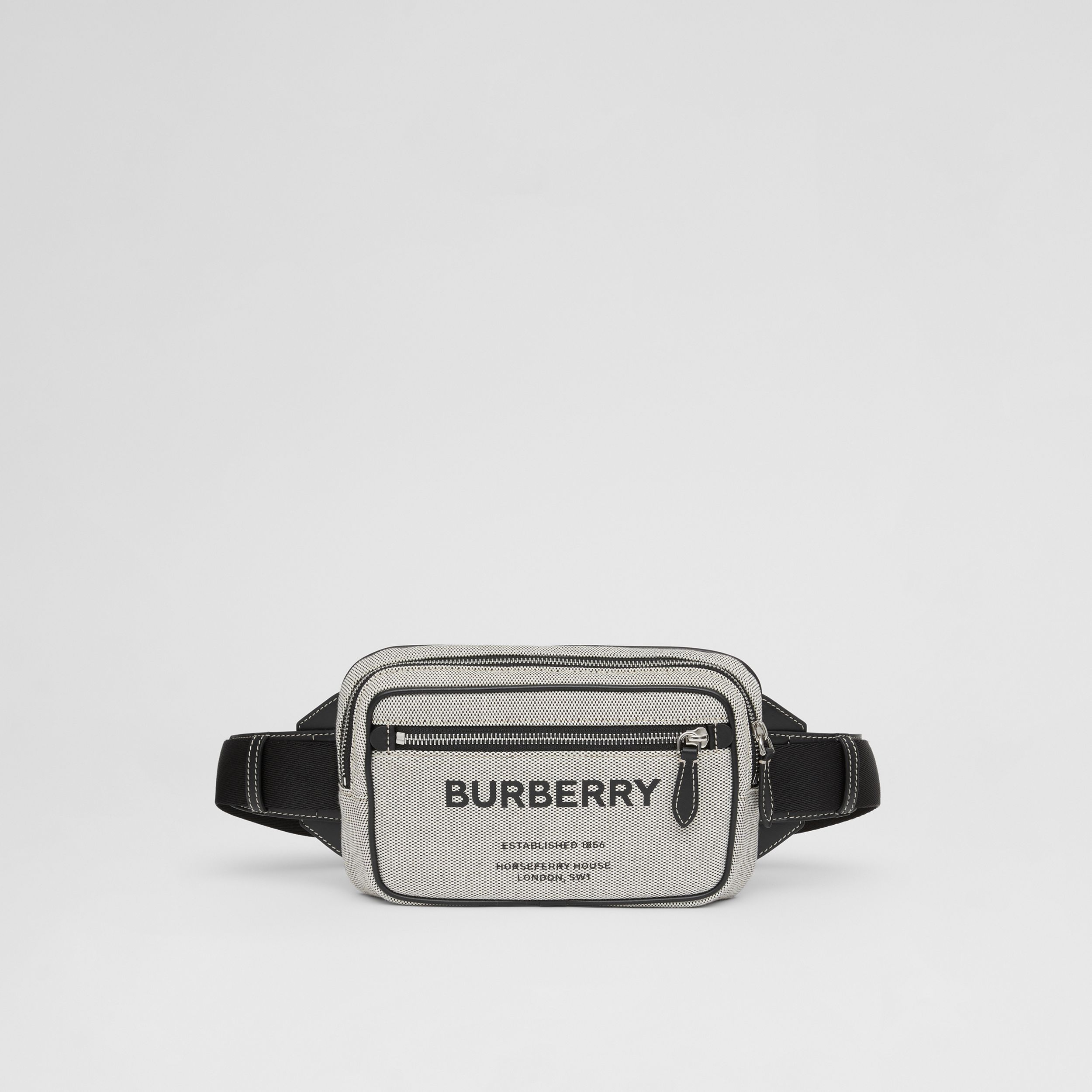 Horseferry Print Cotton Canvas Bum Bag