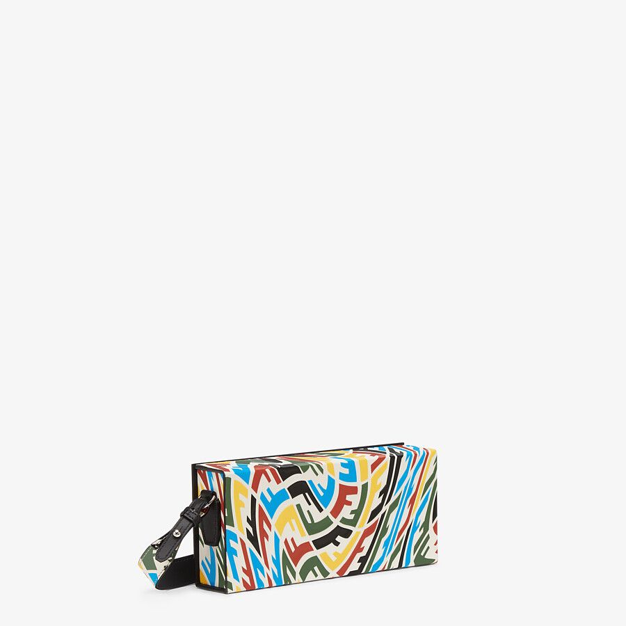 HORIZONTAL BOX Multicolor FF Vertigo leather bag