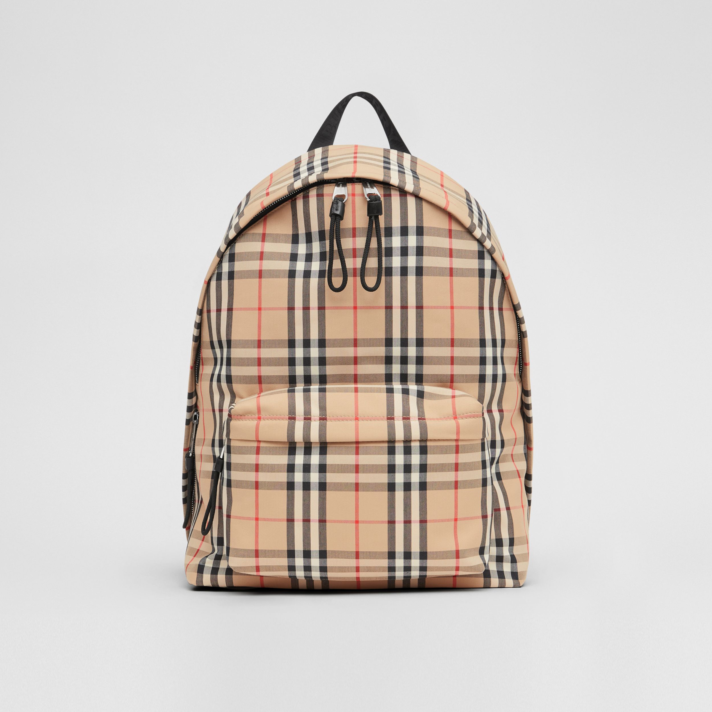 Vintage Check Nylon Backpack