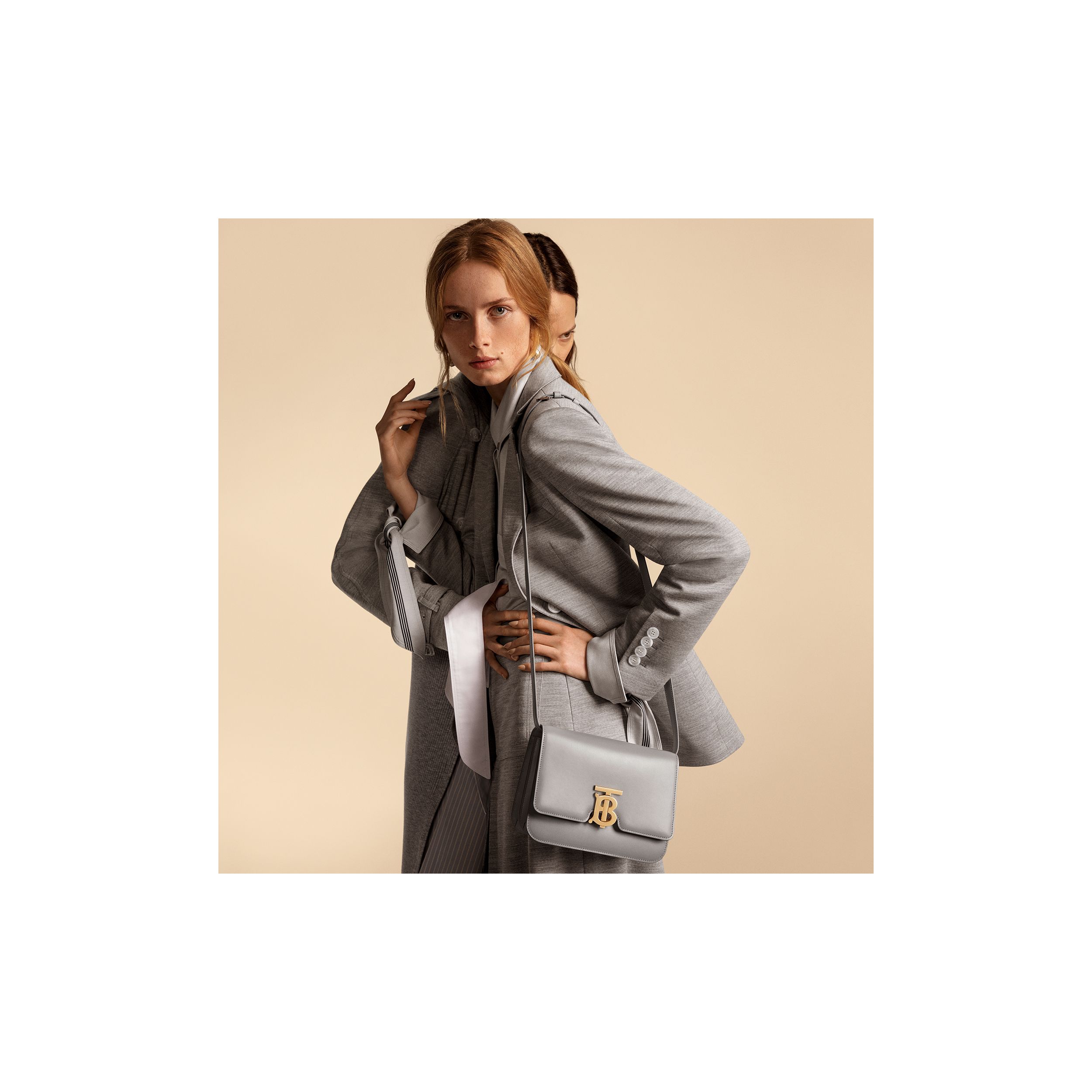 Small Leather TB Bag