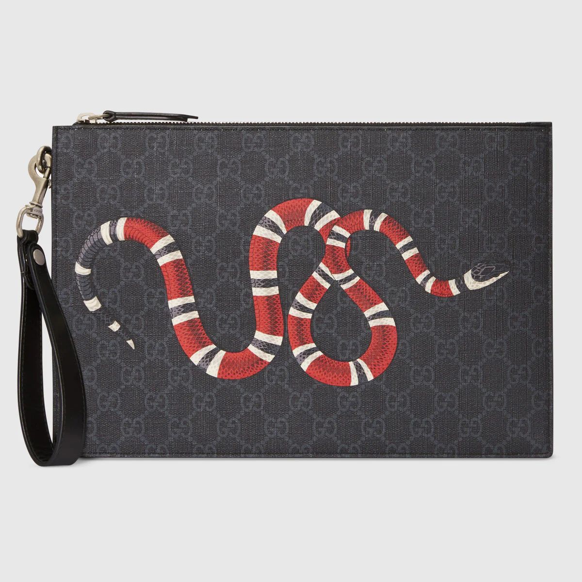 Gucci Bestiary pouch with Kingsnake