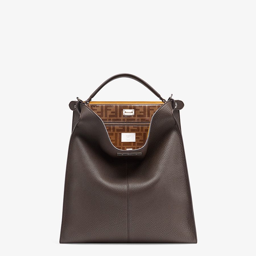 PEEKABOO X-LITE FIT Brown leather bag