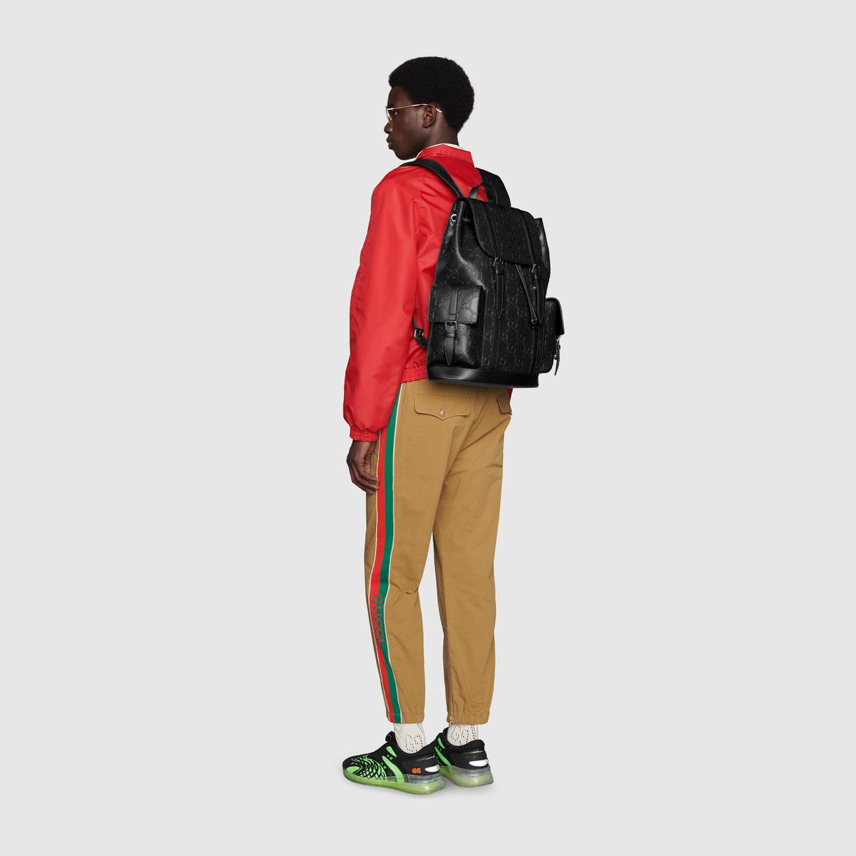 GG embossed backpack