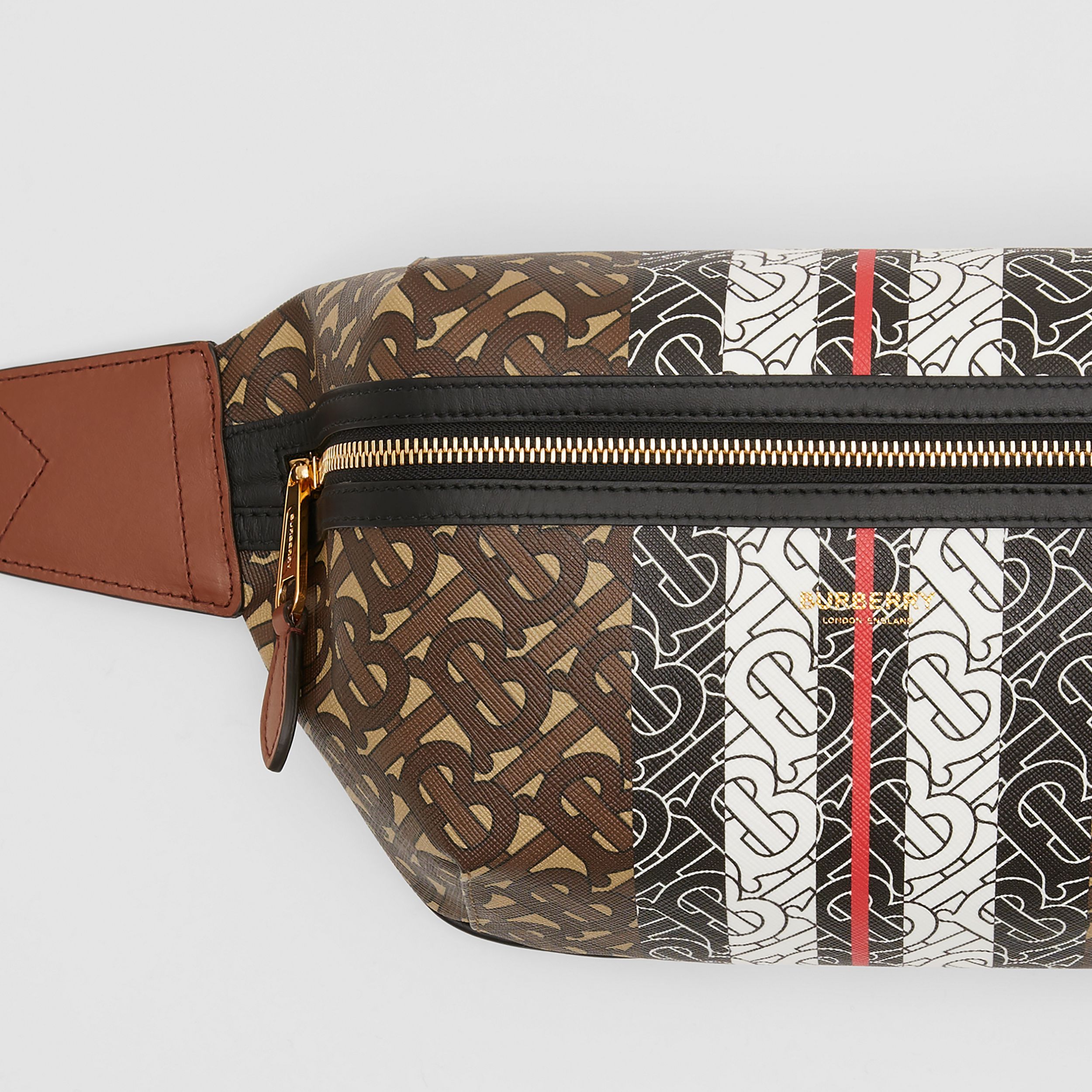 Medium Monogram Stripe E-canvas Bum Bag