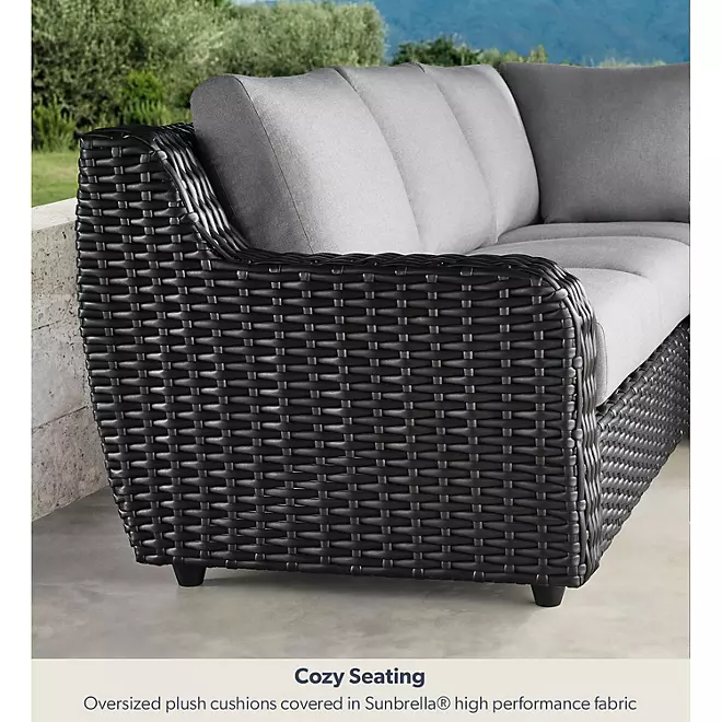 Athena 7-Piece Sectional with Firepit