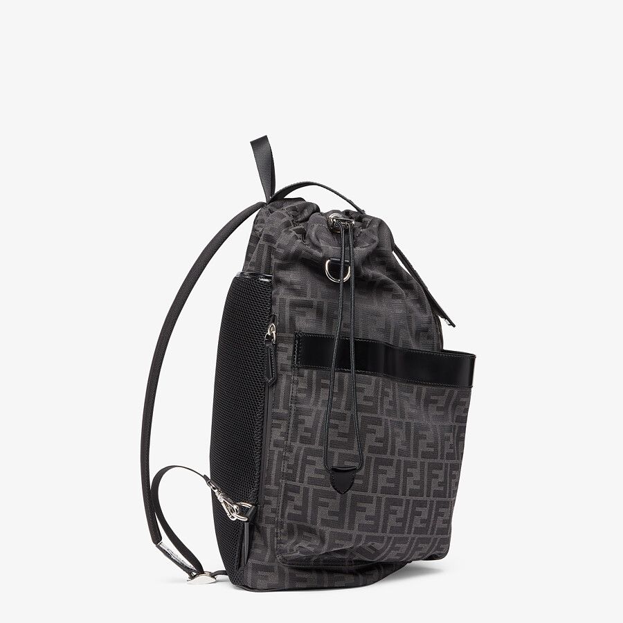 DRAWSTRING BACKPACK FF jacquard fabric backpack