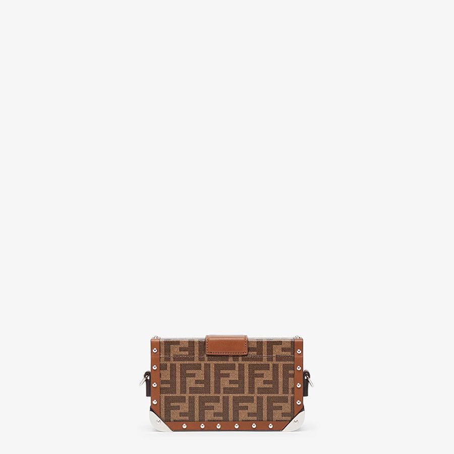 BAGUETTE TRUNK MINI Brown fabric bag