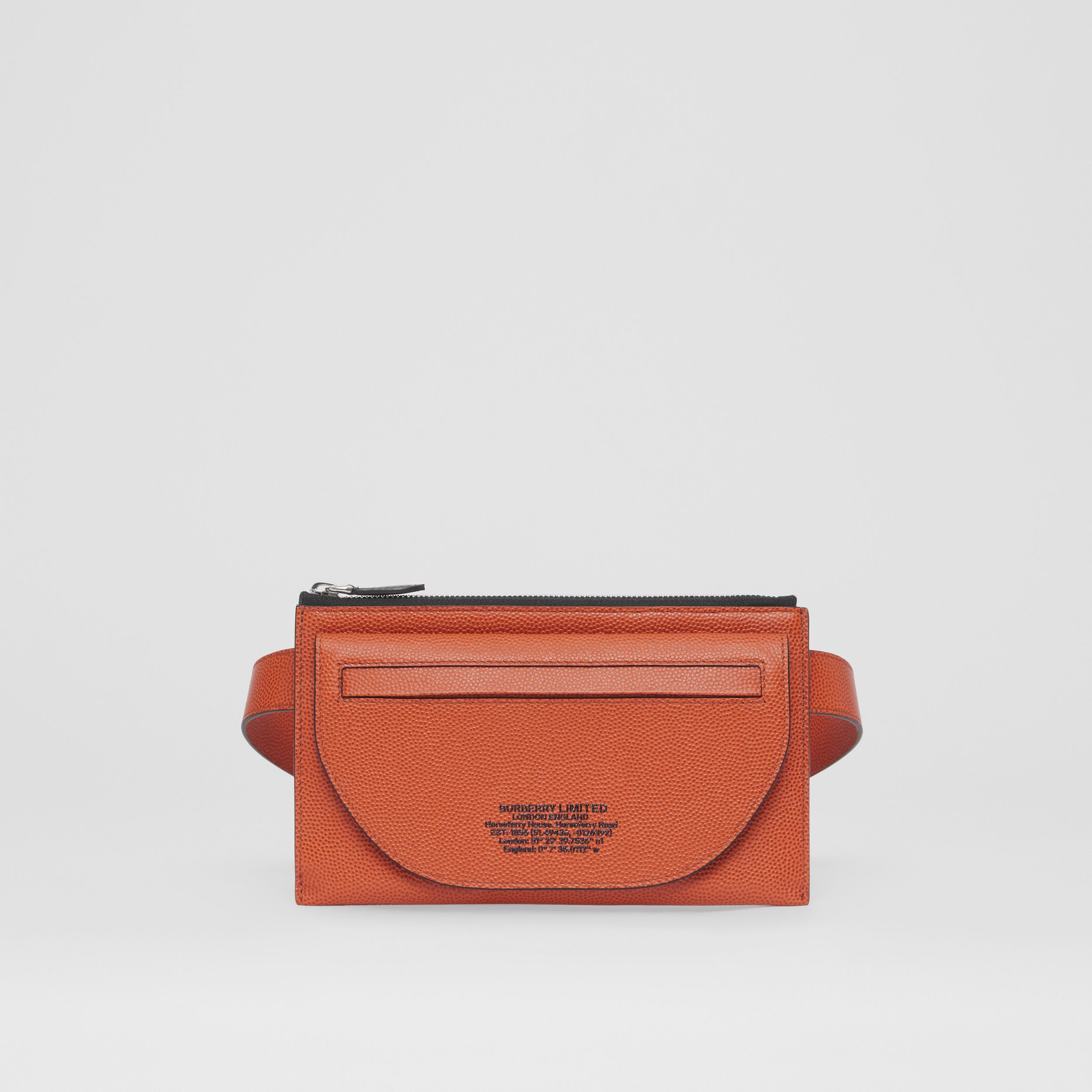 Location Print Leather Olympia Belt Bag
