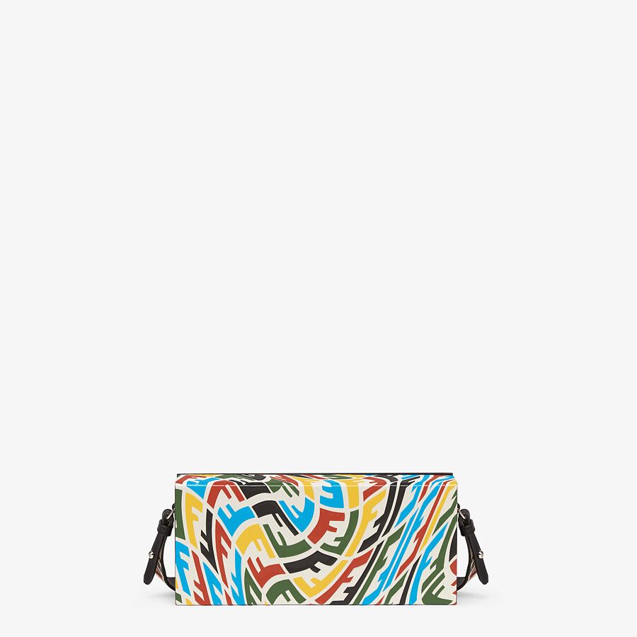 HORIZONTAL BOX Multicolor FF Vertigo leather bag
