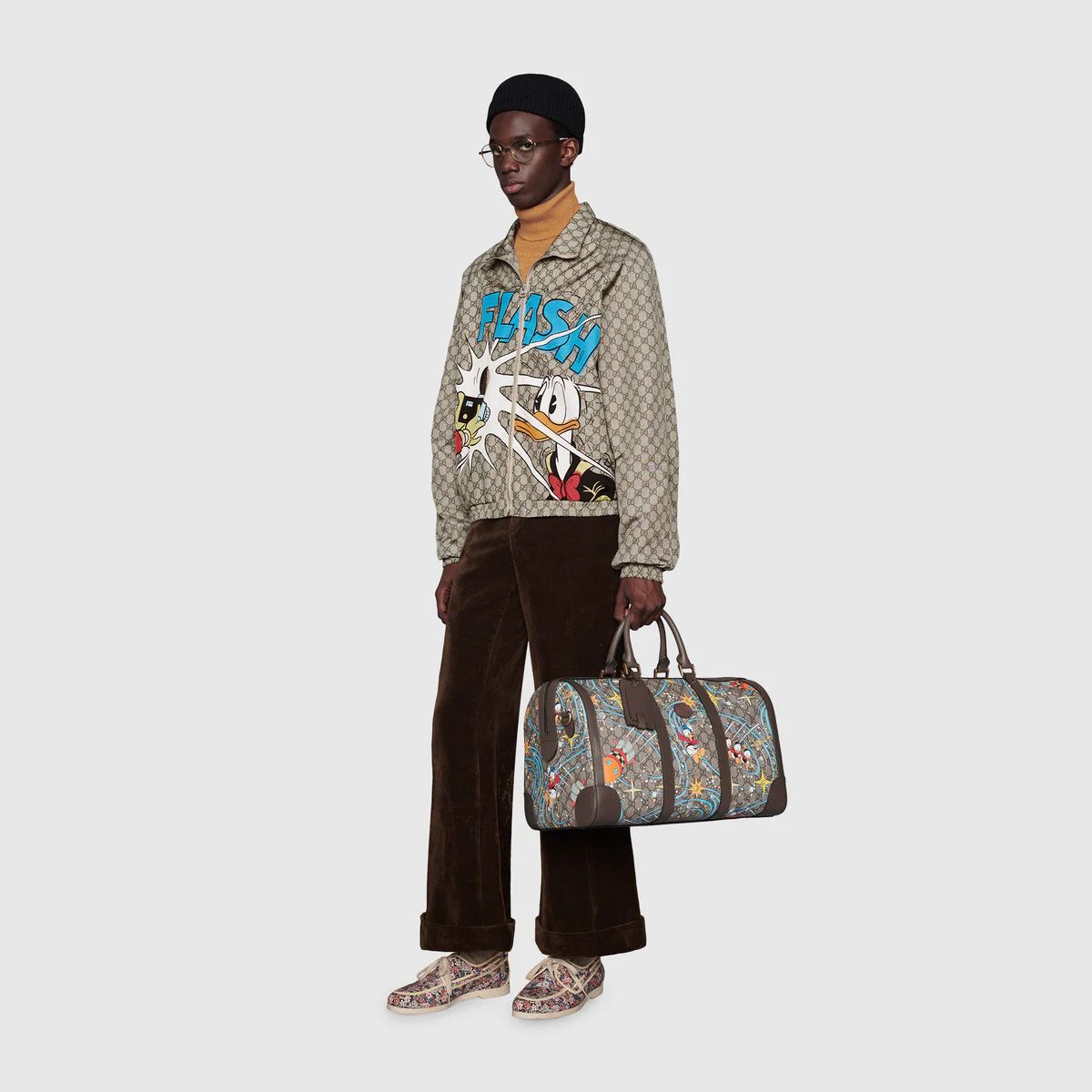 Disney x Gucci Donald Duck duffel bag
