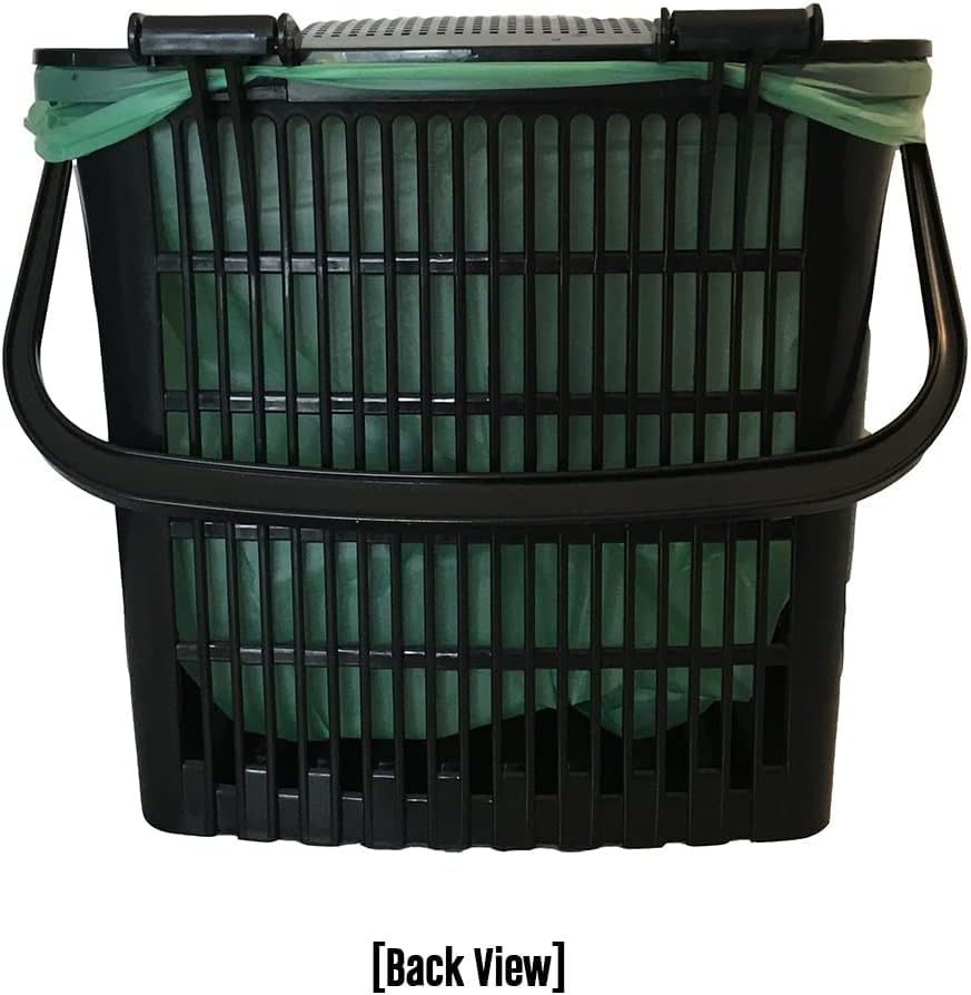 BioBag (USA), The Original Compostable Bag, 2.6 Gallon, 100 Total Count, 100% Certified Compostable Kitchen Food Scrap Bags, Kitchen Compost Bin Compatible