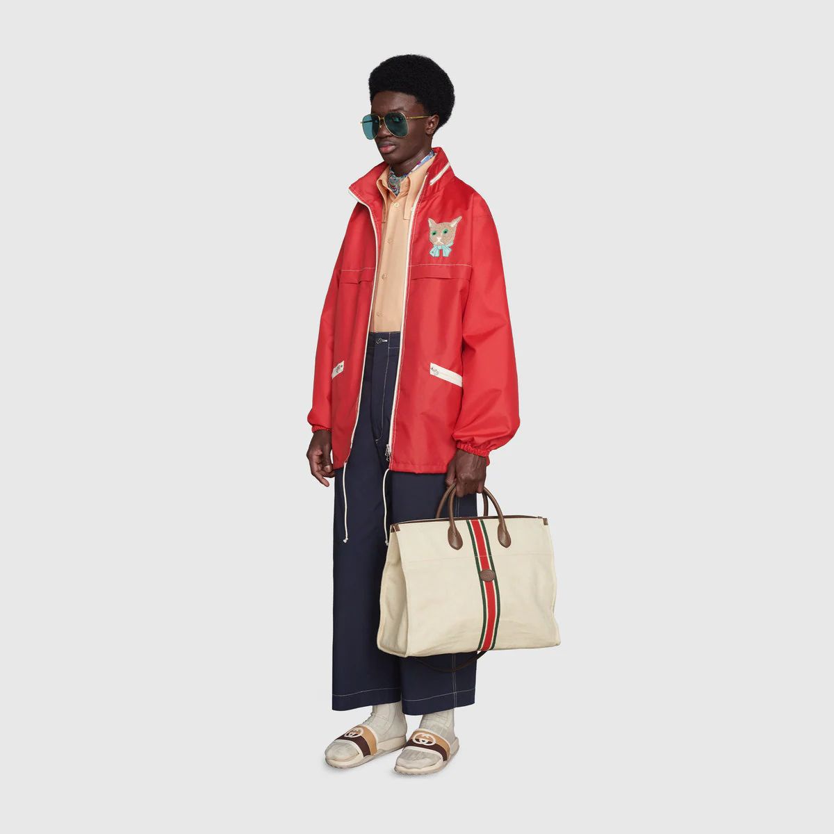 Foldable large tote bag