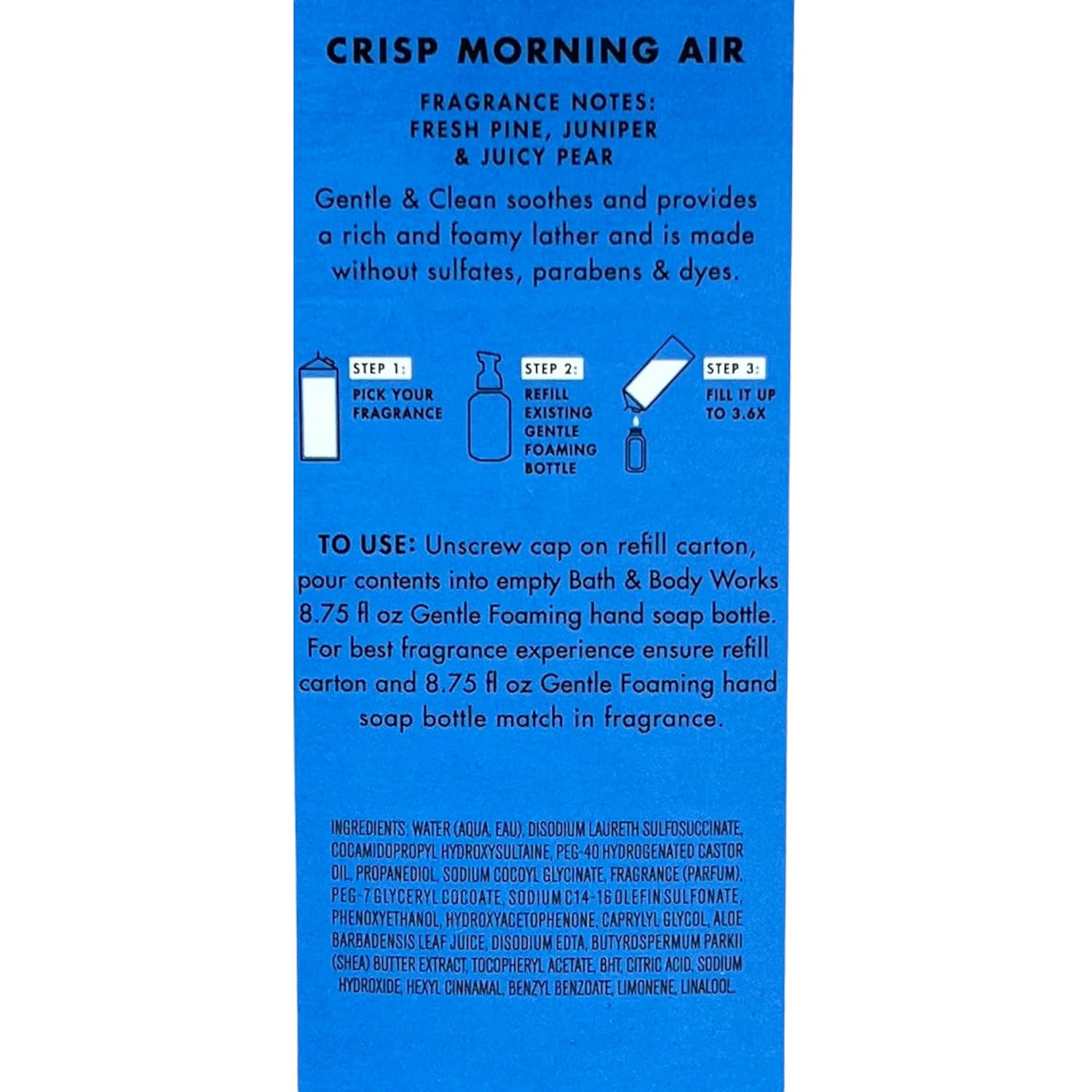 Bath and Body Works FRESH AND BRIGHT Hand Soaps - Set of 5 Gentle Foaming Soaps