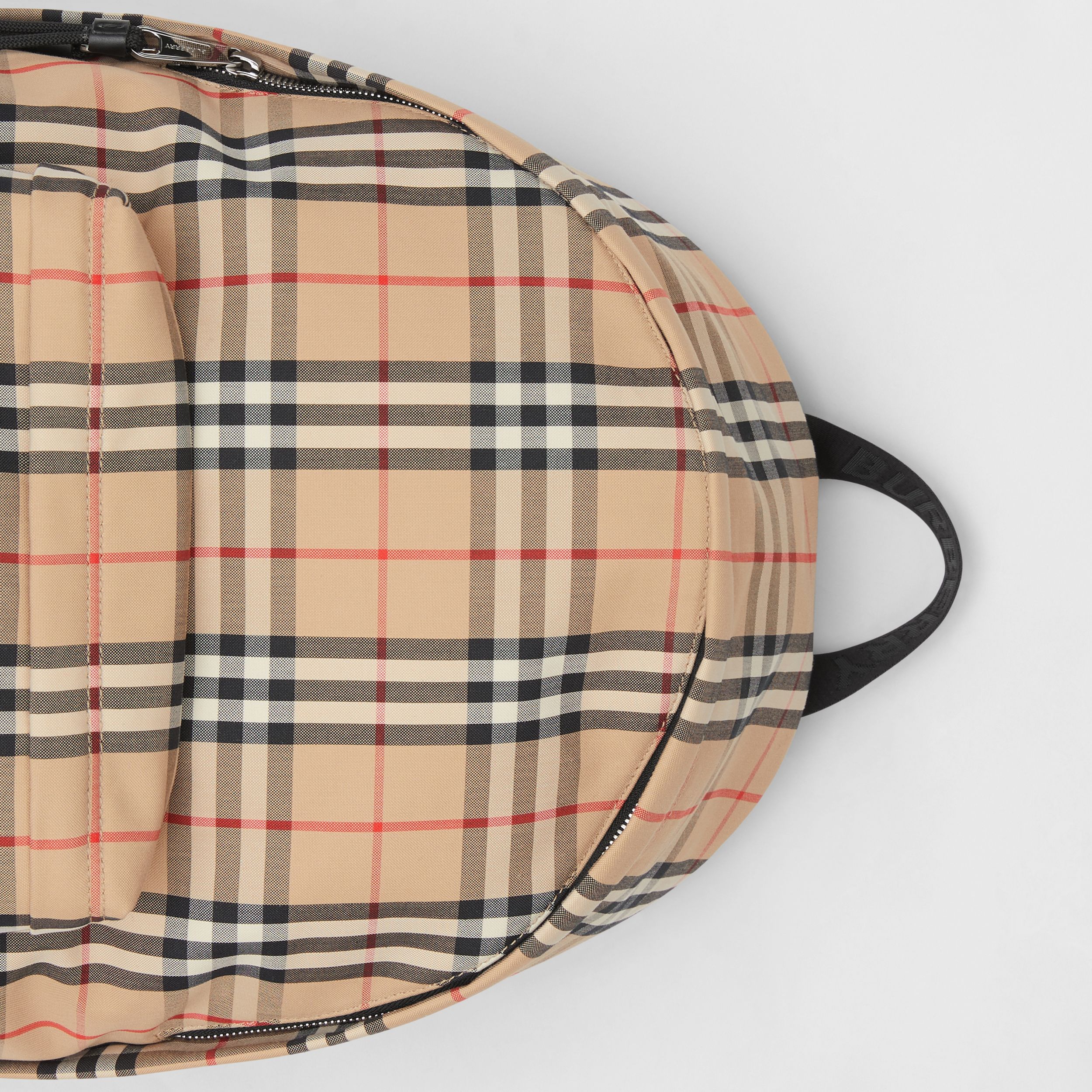 Vintage Check Nylon Backpack