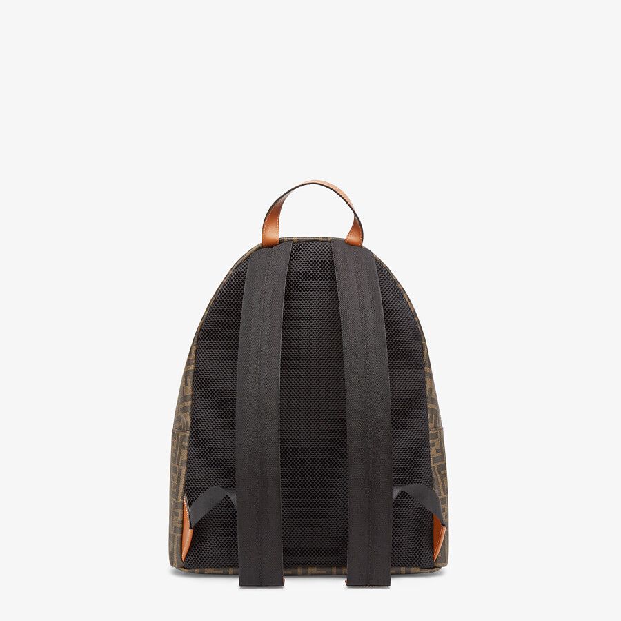 BACKPACK Brown fabric backpack