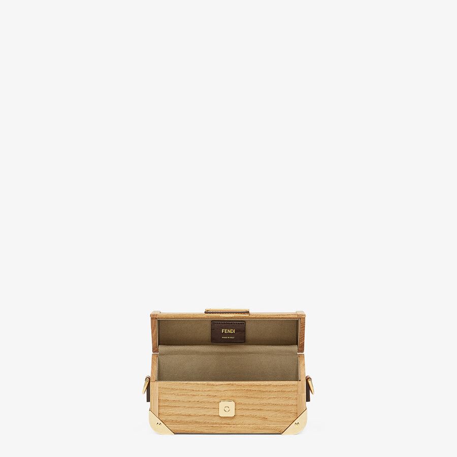BAGUETTE TRUNK MINI Natural wood bag
