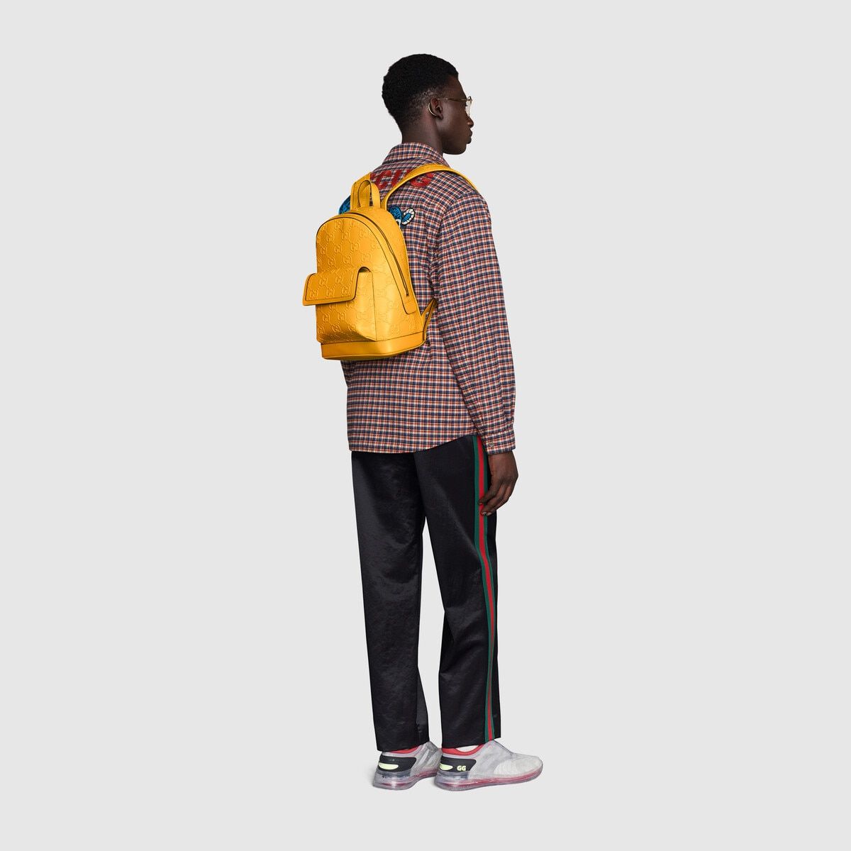 GG embossed backpack