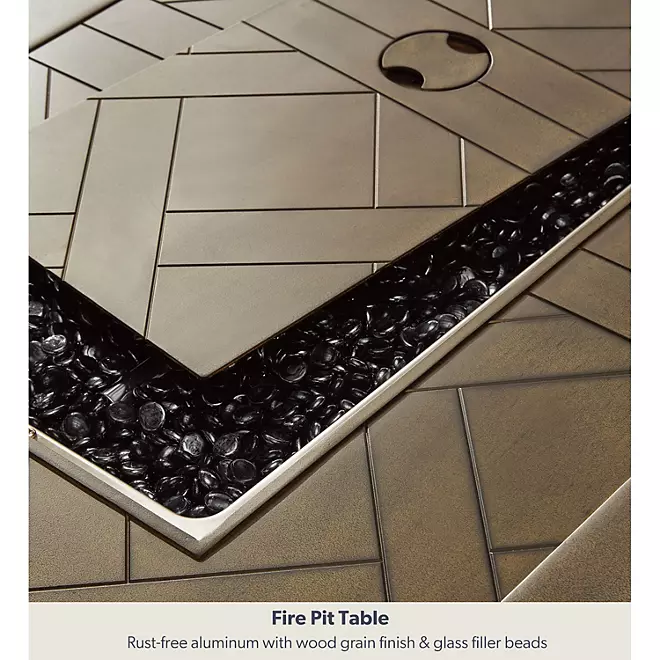 Athena 7-Piece Sectional with Firepit