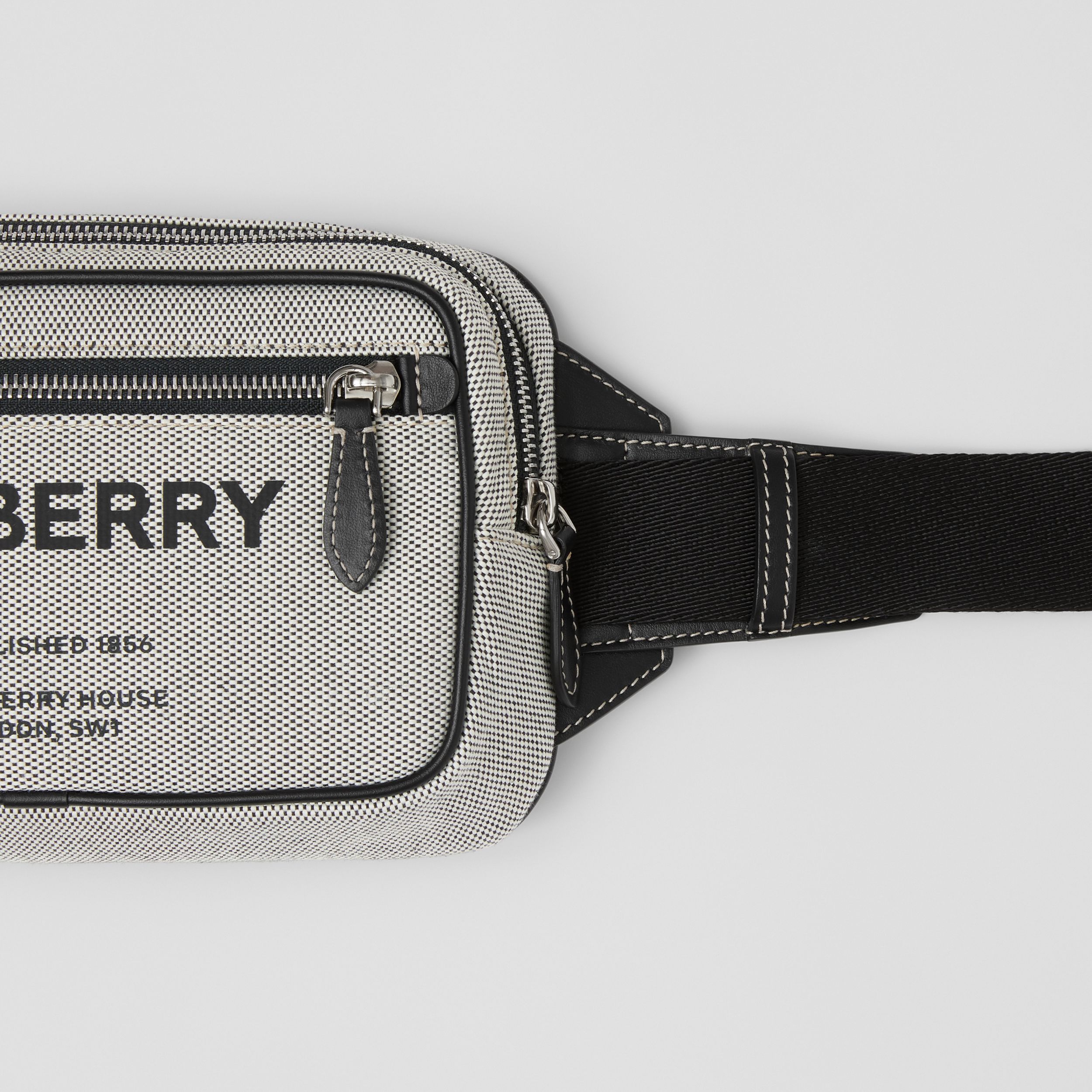 Horseferry Print Cotton Canvas Bum Bag
