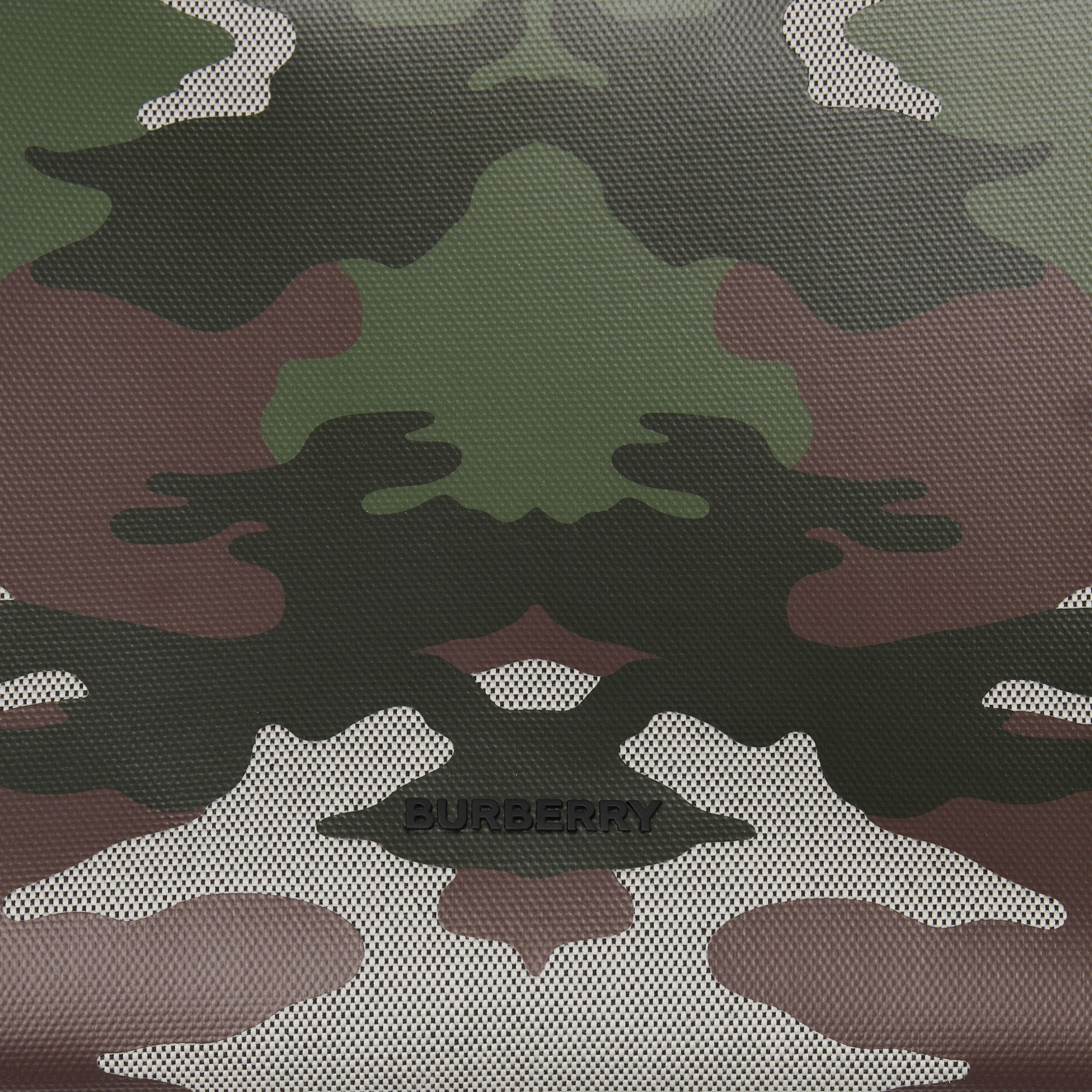 Camouflage Print Cotton Canvas Tote