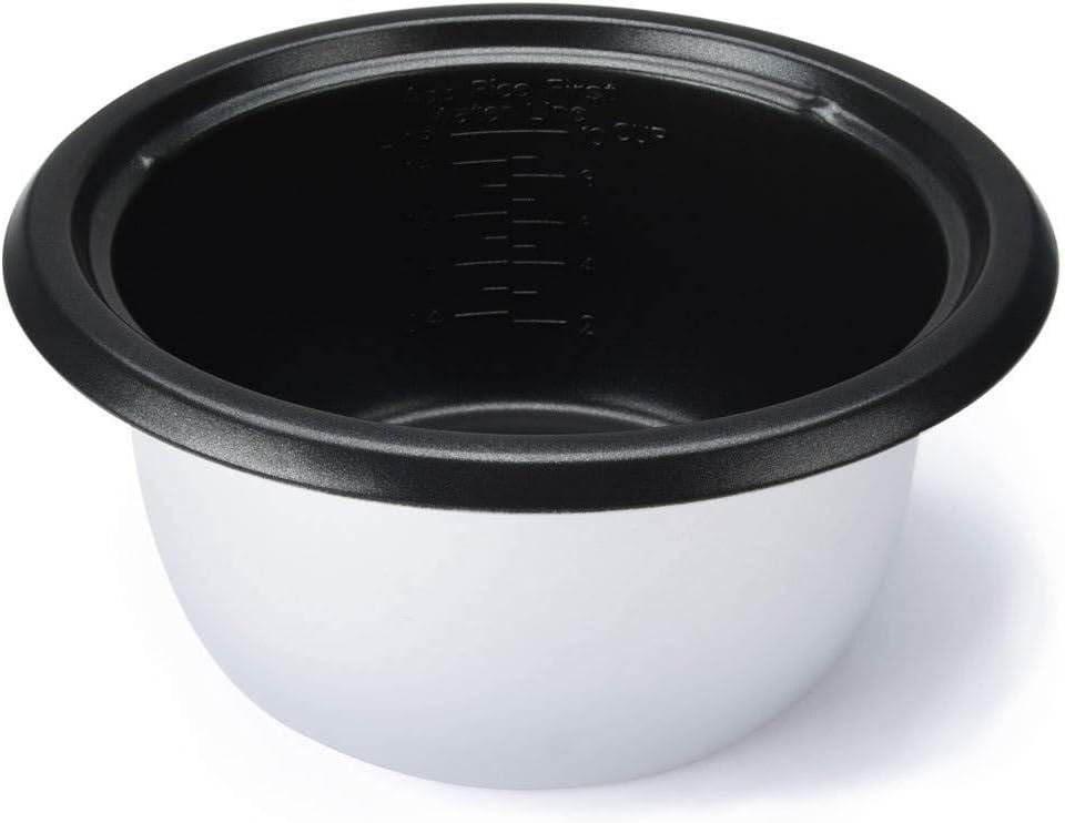 AROMA® 6-Cup(cooked) / 1.3Qt. Select Stainless™ Rice Cooker, Stainless Steel Inner Pot (ARC-753SG)