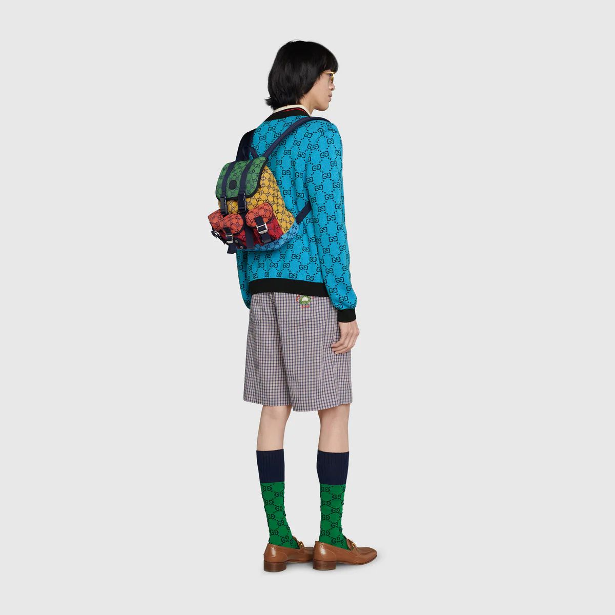 GG multicolour small backpack