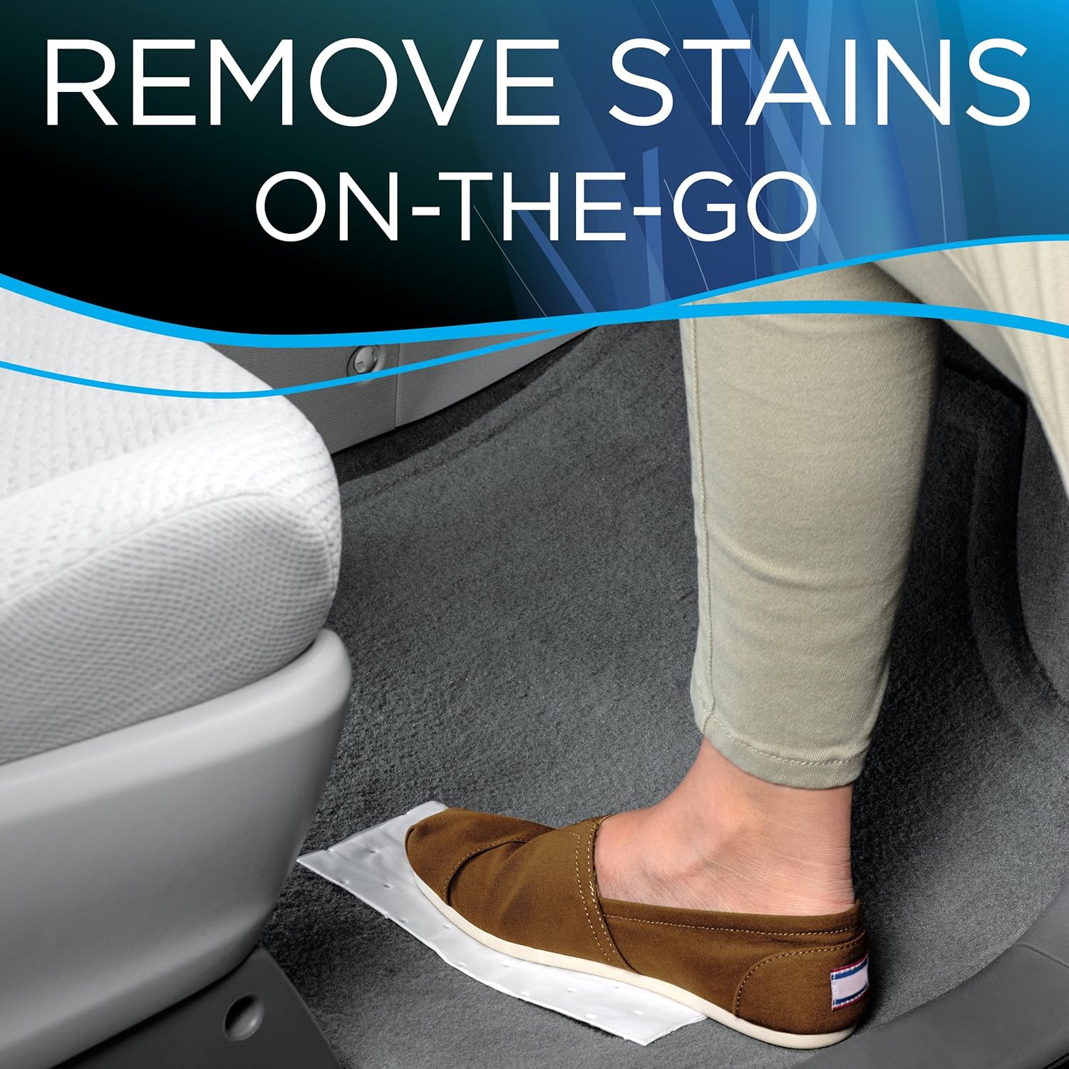 Bissell Stomp 'N Go Pet Lifting Pads + Oxy for Stain Removal on Carpet & Area Rug Cleaning, 2194, 20 Count(Pack of 1)