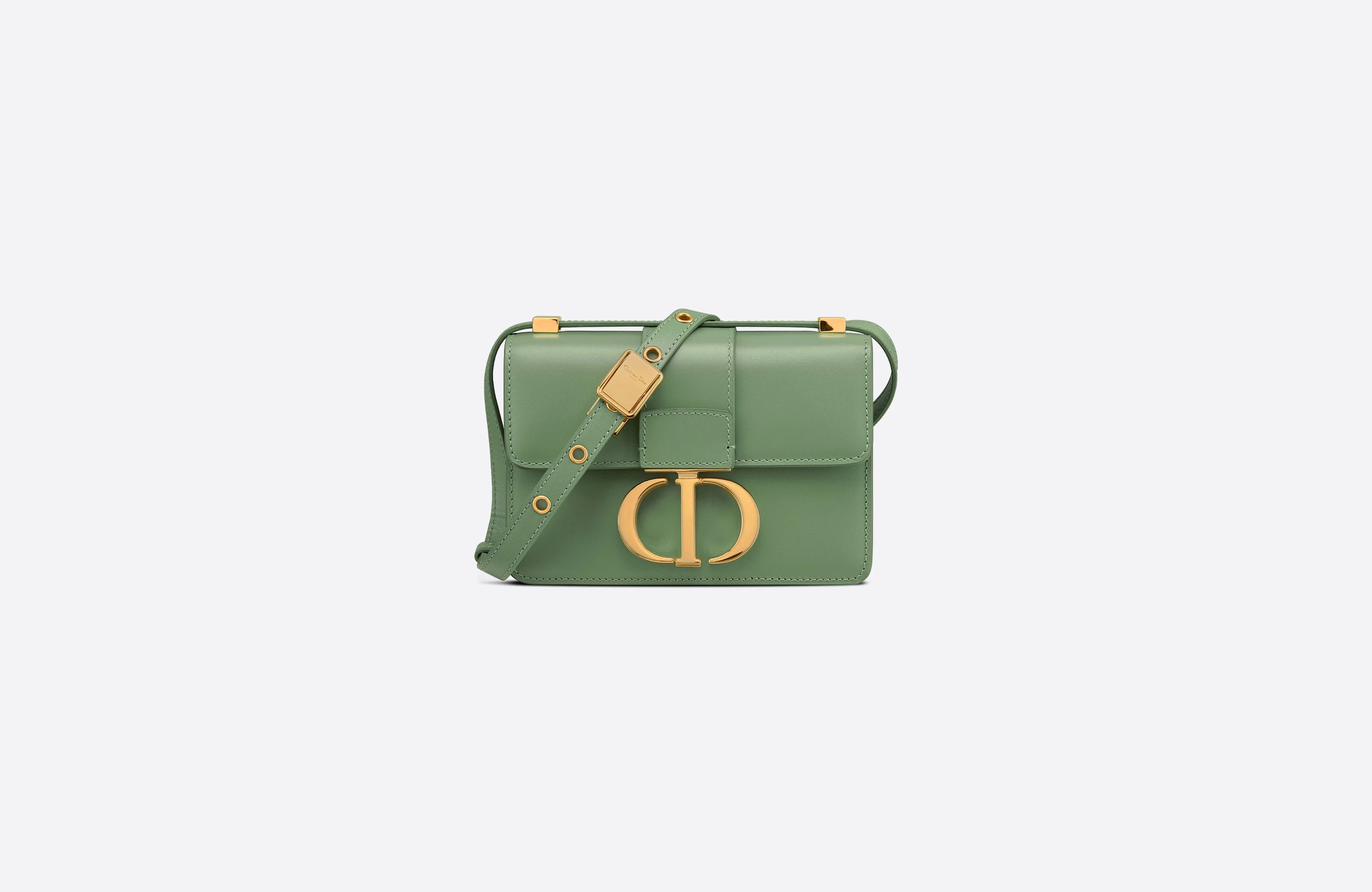 Micro 30 Montaigne Bag Deep Mint Green Box Calfskin
