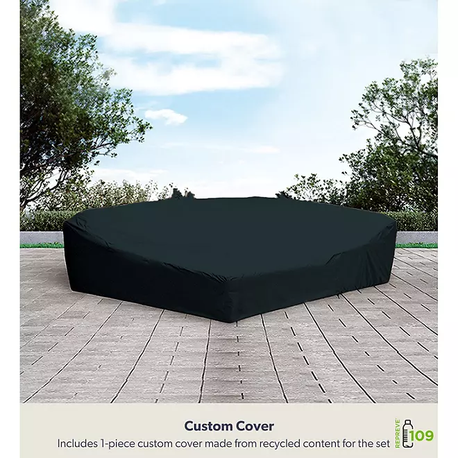 Athena 7-Piece Sectional with Firepit