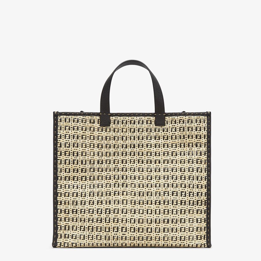 SHOPPER Natural straw bag