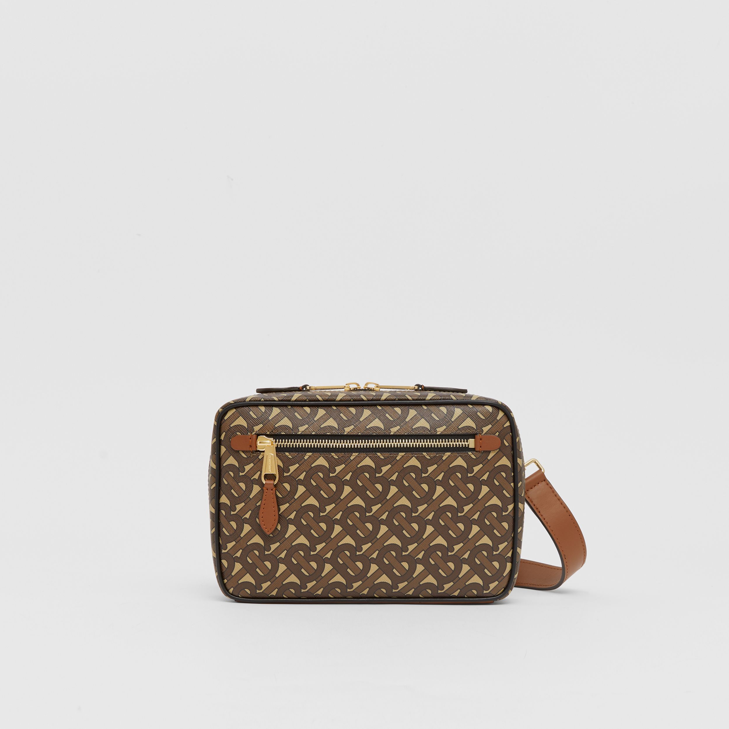 Monogram Print E-canvas Crossbody Bag