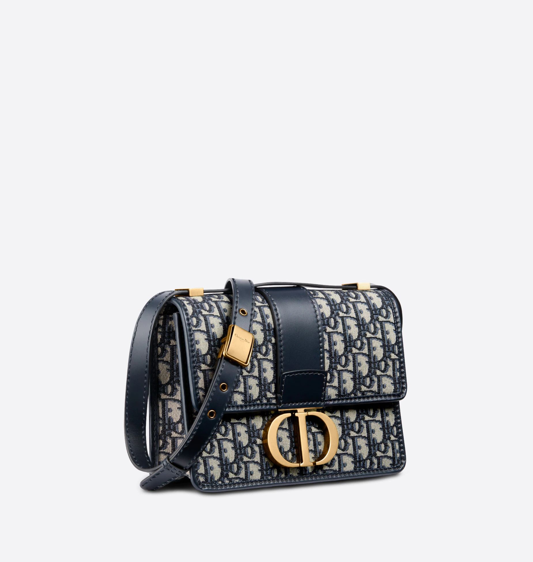 30 Montaigne Bag Blue Dior Oblique Jacquard